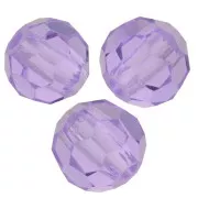 4mm Preciosa Crystal Round Faceted beads - Purple x20