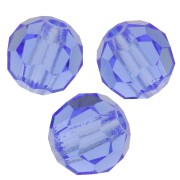 4mm Preciosa Crystal Round faceted beads - Sapphire x20