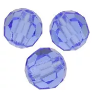 4mm Preciosa Crystal Round faceted beads - Sapphire x20