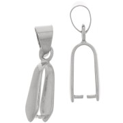 25mm Loop bail - Rhodium Tone x1|raw }}