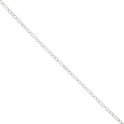 2.5mm 925 Sterling Silver Fancy Chain (1x3) x50cm|raw }}