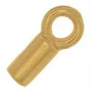 1.6mm Cord ends - 3 Micron Gold Plated x4