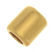End caps for 2mm cord - 3 micron gold plated x4