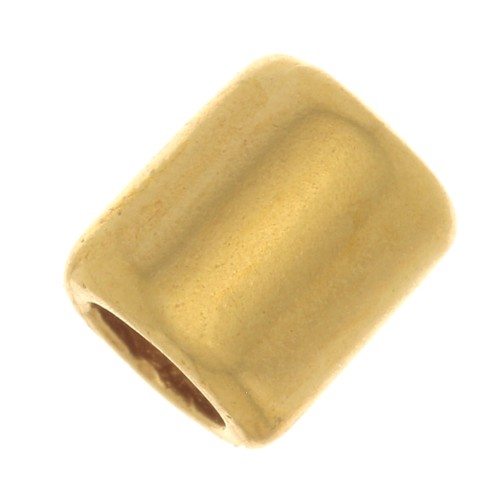 End caps for 2mm cord - 3 micron gold plated x4