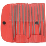 Set of 12 14 cm needle files Medium and coarse grit - jewelry tools