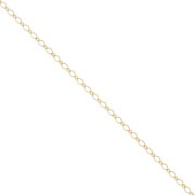 2mm Gold filled alternating Rombo mesh chain x50cm|raw }}