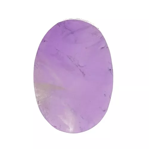 6x4mm Flat oval cabochon - palet - gemstone - Amethyst x1