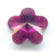 PureCrystal 4744 Flower Fancy Stone 10mm Fuchsia x1