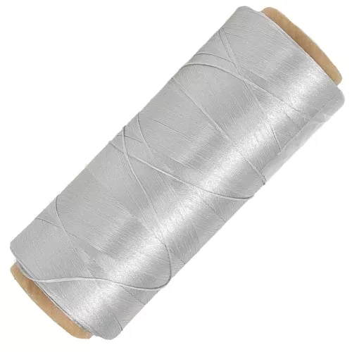 0.3mm Metallic Glitter 1 strand spool for macramé - Silver x1250m