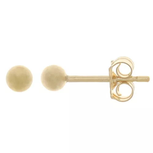 3mm Ball earstuds - Gold Filled x2