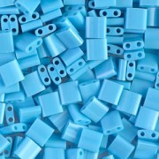 Miyuki Tila Beads 5x5x1.9 mm TL-0413 - Op Turquoise Blue x10g|raw }}
