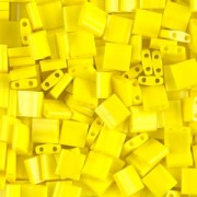 Miyuki Tila Beads 5x5x1.9 mm TL-0404 - Opaque Yellow x10g