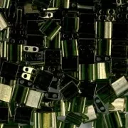 Miyuki Tila Beads 5x5x1.9 mm TL-0306 - Olive Gold Luster x10g