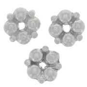 5mm 925 Sterling Silver spacer flower x1
