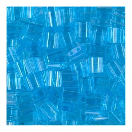 Miyuki Tila Beads 5x5x1.9 mm TL-0148 - Tr Aqua x10g
