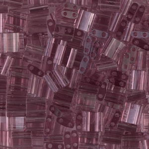Miyuki Tila Beads 5x5x1.9 mm TL-0142 - Tr Smoky Amethyst x10g