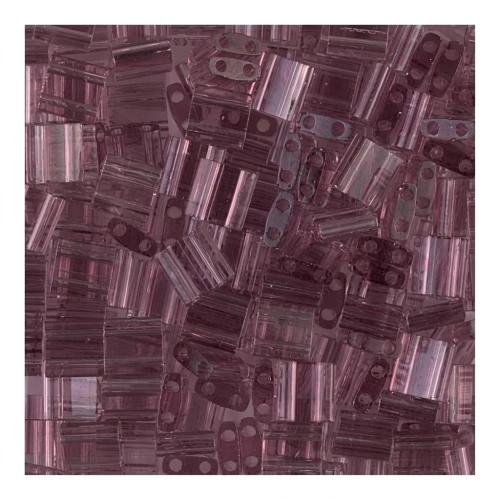 Miyuki Tila Beads 5x5x1.9 mm TL-0142 - Tr Smoky Amethyst x10g