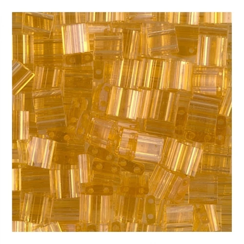 Miyuki Tila Beads 5x5x1.9 mm TL-0132 - Tr Lt Topaz x10g