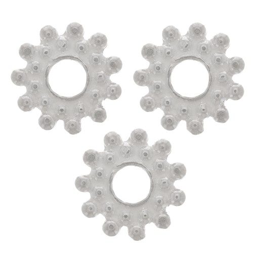 9mm 925 Sterling Silver spacer flower x1