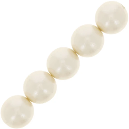 Pearly beads 12mm Cream x15