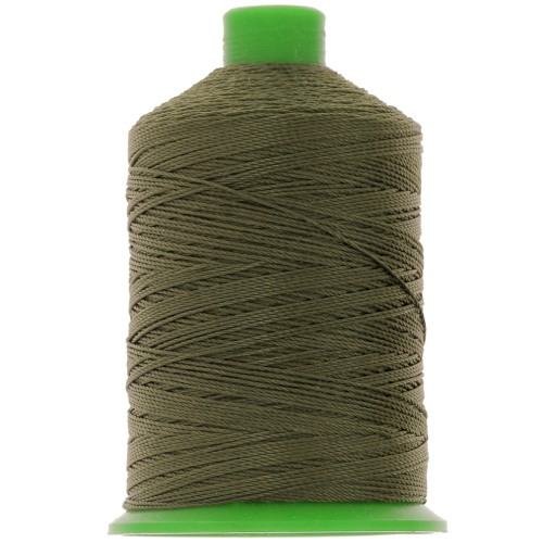 Vega Super polyester yarn size 20 - Khaki n°914 x300m
