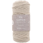 3mm Cotton macramé cord - Kesi Art - Natural (n°12) x40m|raw }}