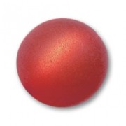 10mm Round Polaris bead - Red Magma x1