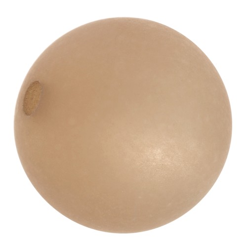 10mm Round Polaris bead - Greige x1