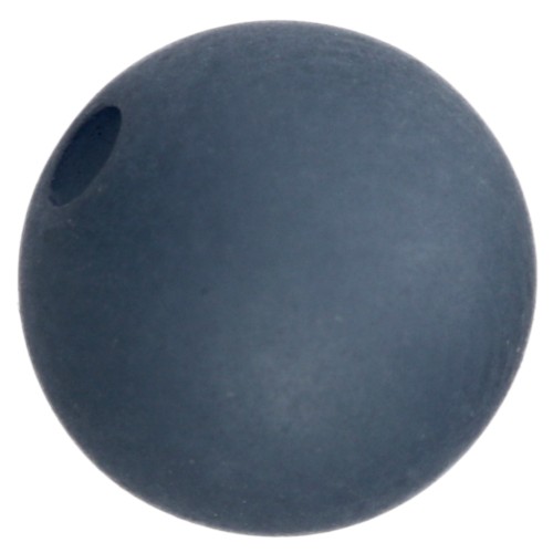 8mm Round Polaris bead - Denim Blue x1