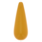 40x16mm Pear-shaped resin bead - Mustard x1