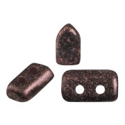 2x5mm Piros® Glass beads by Puca® - Dark Violet Metallic Mat x10g