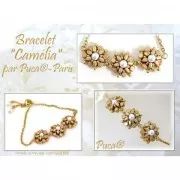 2x5mm Piros® Glass beads by Puca® - Dark Violet Metallic Mat x10g