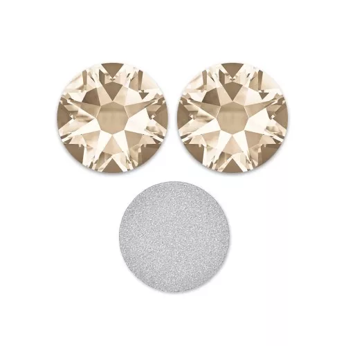 PureCrystal stick-on rhinestones 5mm Light Silk x36