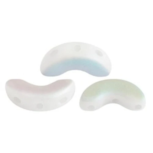 5x10mm Arcos® by Puca® - Opaque White Mat AB x10g