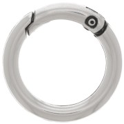 27mm Round Lobster Clasp - Antique Silver Plating x1|raw }}