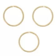 7x0.6mm Open jump rings - Gold filled x10