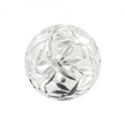 Filigreed Ball dragonfly 15mm Silver tone x1|raw }}