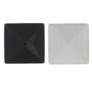Metal Hotfix square 10mm Black x200|raw }}
