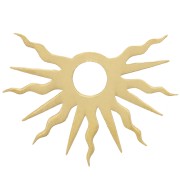 11x15mm Gold filled Half sun charm - exclusive to Perles&Co x1|raw }}