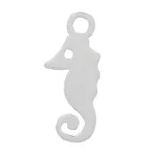 10x4mm 925 Sterling Silver Mini Seahorse Charm x1