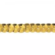 Spangles ribbon 5mm Gold x 1m