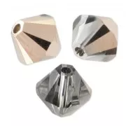 PureCrystal 5328 Crystal Bicones 4mm Crystal Rose Gold x50