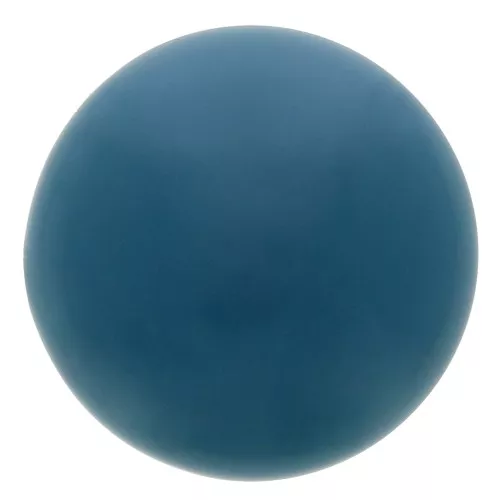 14 mm round cabochon in opaque resin - Peacock blue x1
