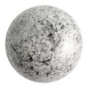 25mm Round glass cabochon by Puca® - Old Silver x1