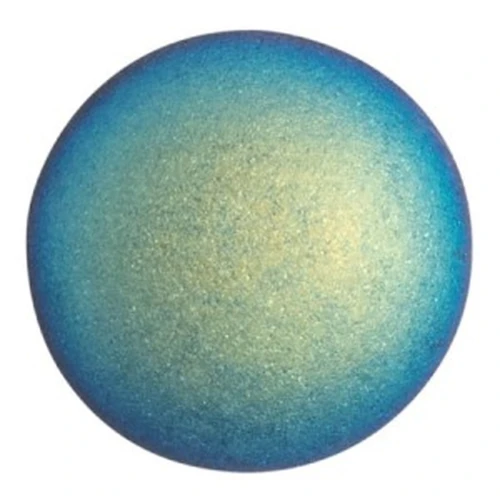 25mm Round glass cabochon by Puca® - Jet Mat AB x1