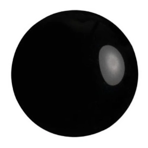 25mm Round glass cabochon by Puca® - Jet x1