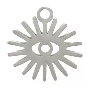 10mm - 304 Stainless Steel Sun Charm x1