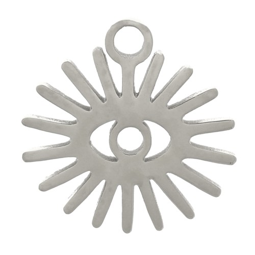 10mm - 304 Stainless Steel Sun Charm x1
