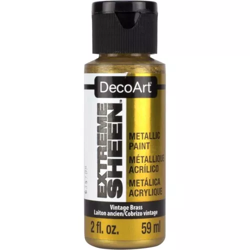Acrylic metallic paint - Extreme Sheen - Vintage Brass x59ml