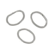 3.5x2.5x0.4mm Stainless steel 304 Open oval rings x50|raw }}